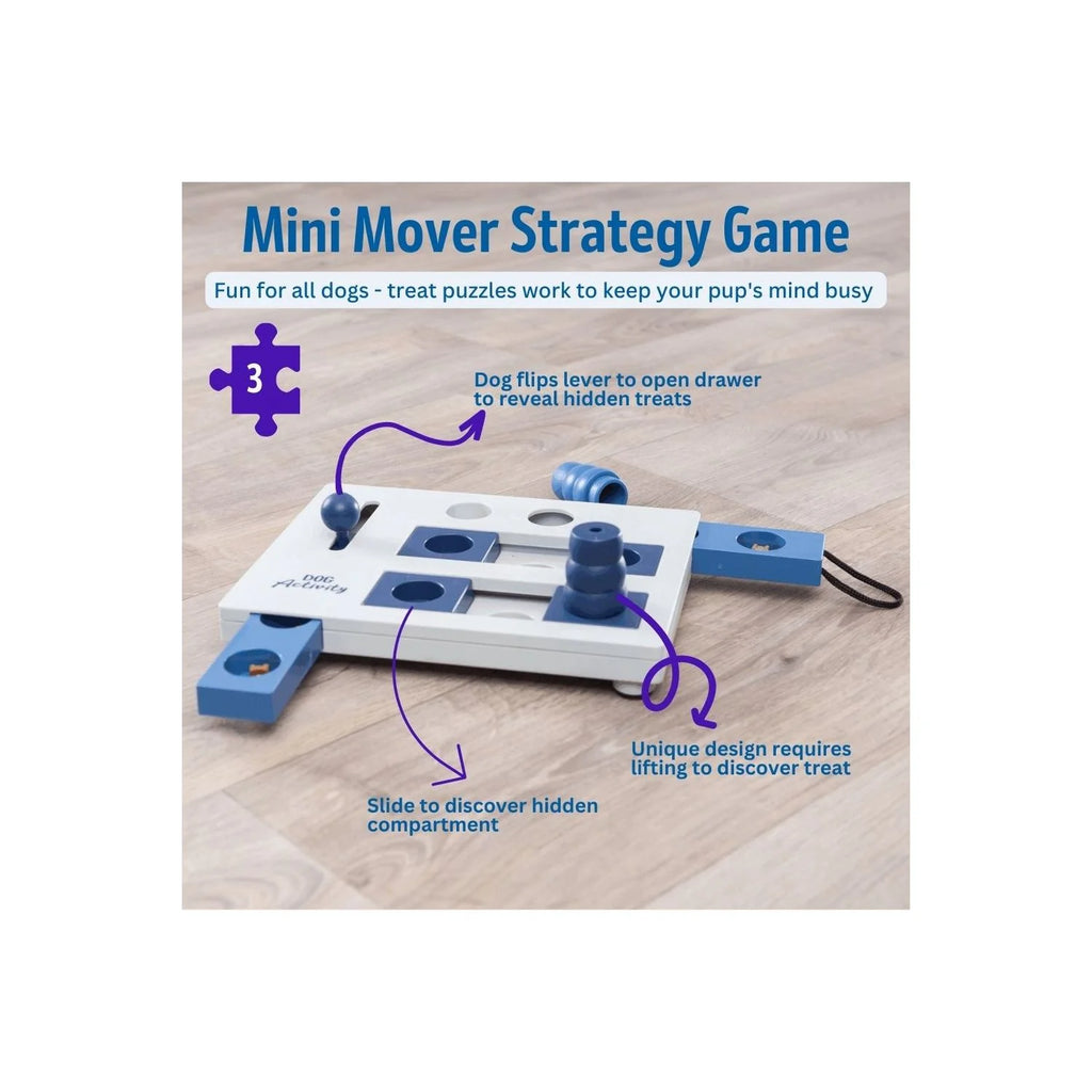 Interactive Dog Activity Puzzle Game - Level 2 Treat Dispenser for Fun & Engagement
