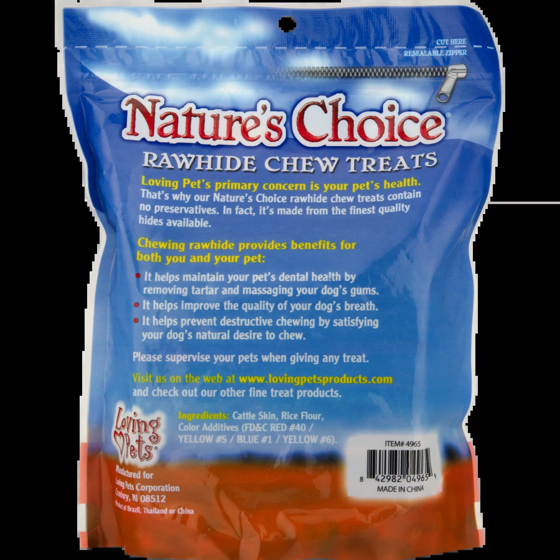 Loving Pets Rawhide Chew Treats for Dogs - Bulk 100 Pack for Endless Chewing Fun!