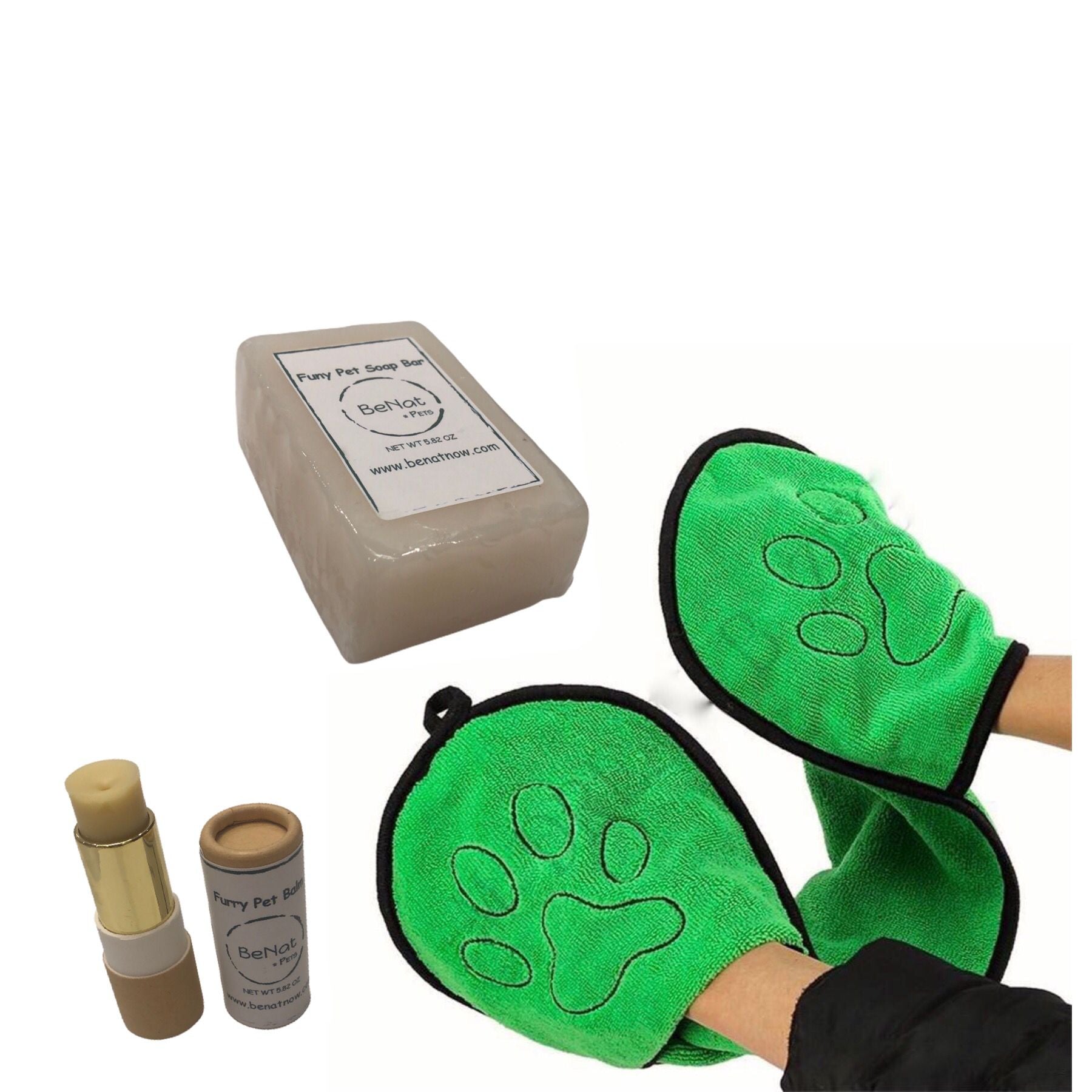 BeNat Pets. 3 - Pack Pet Grooming Bundle. - ThrivingPets